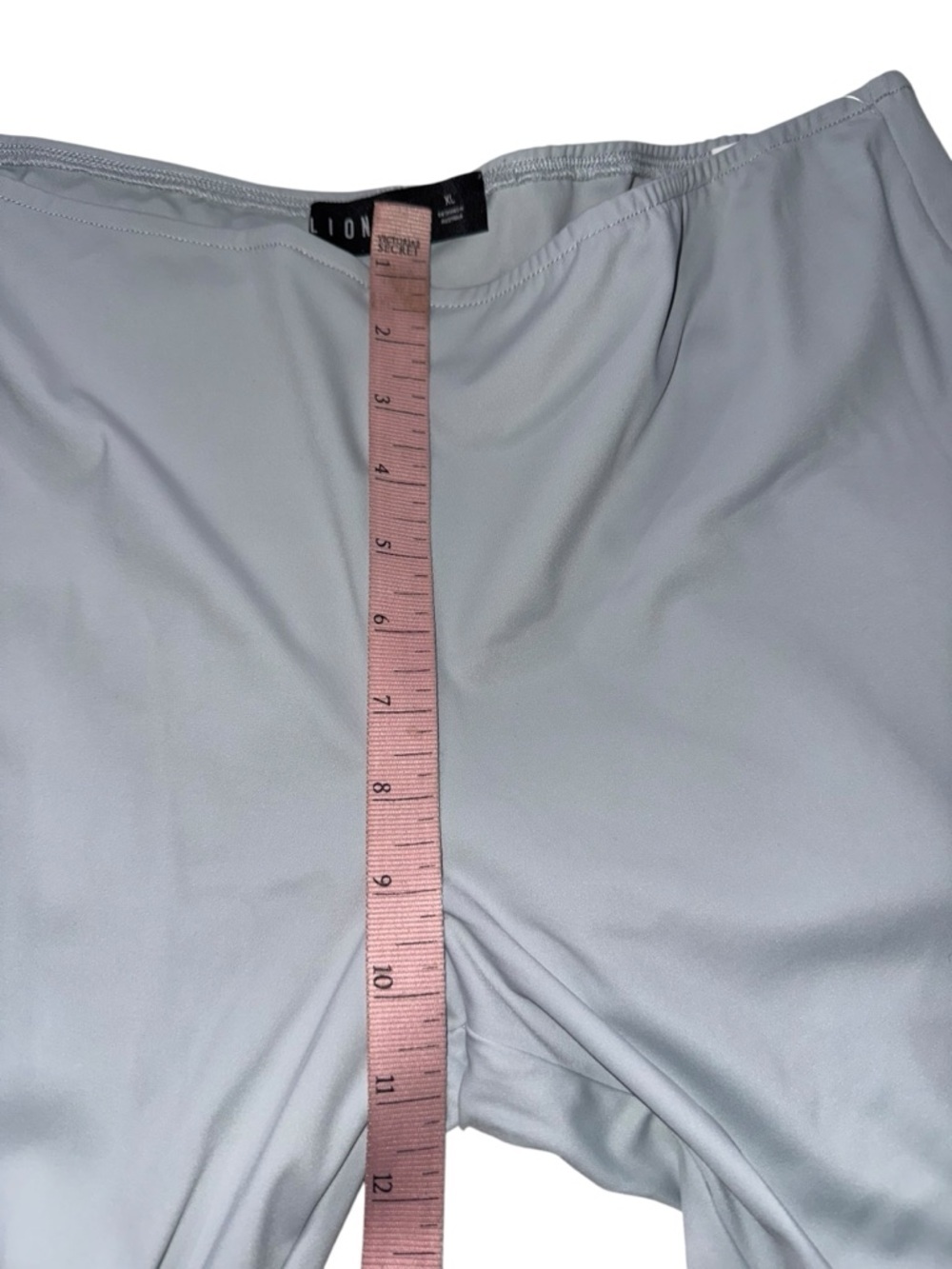 Lioness Coco Capri Light “Smoke” Gray Cropped Bow-Accent Capri Pants Size XL - Picture 9 of 10